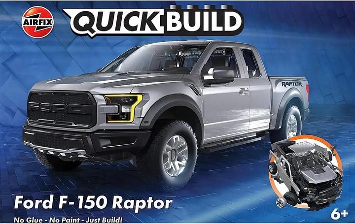 Actual product image Airfix QUICKBUILD Ford F-150 Raptor - Grey