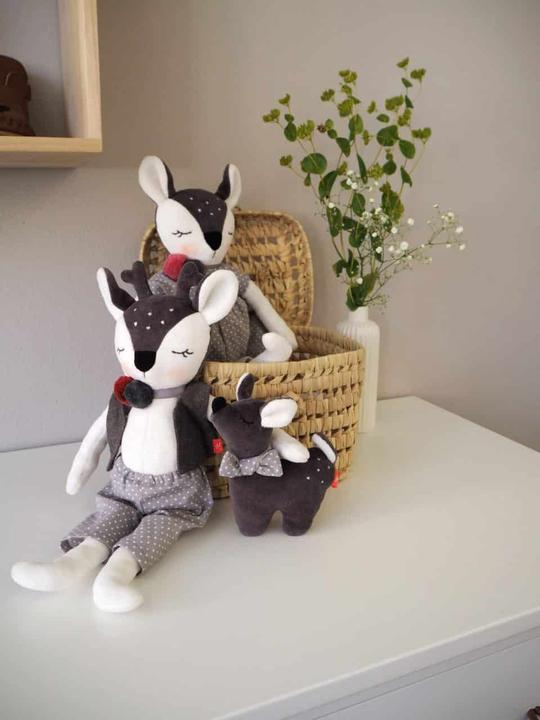 Image du produit Kikadu Grande poupée chevreuil Boy