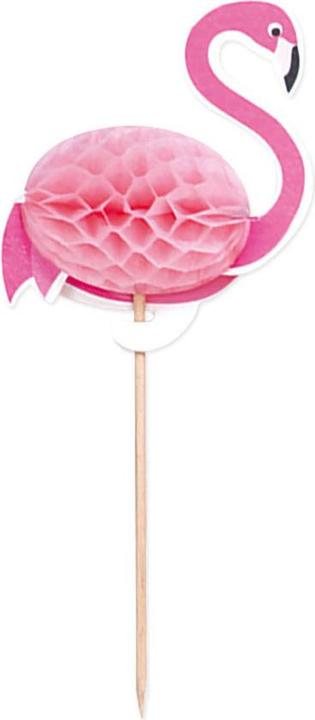 Produktbild Globos Europe Cocktailprikkers Flamingo 10x6cm Aloha - 10st. (10 Stk.)