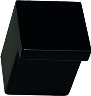 Actual product image Siro Möbelknopf 19x19mm, schwarz matt