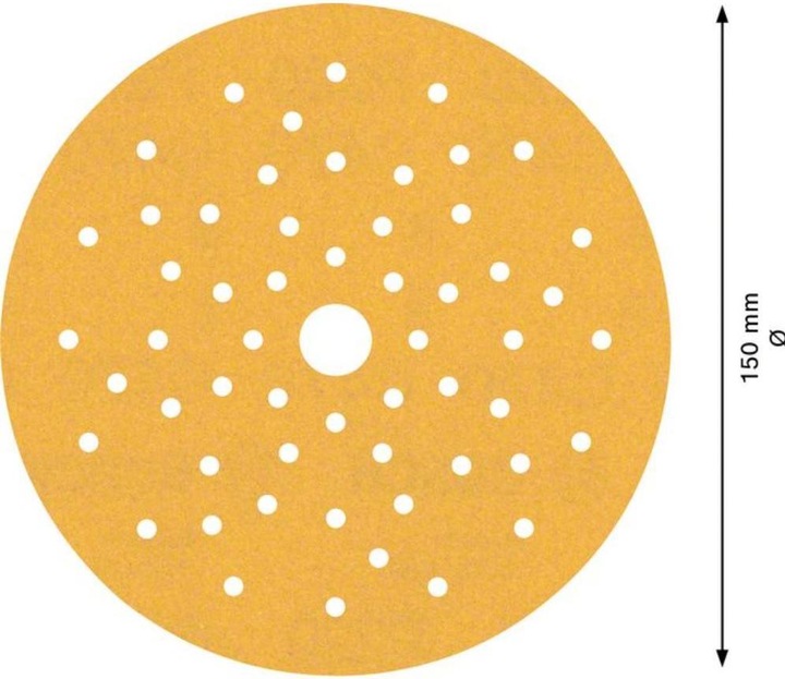 Image du produit Bosch Professional Zubehör EXPERT C470 Papier abrasif multi-trous pour ponceuse excentrique, 150 mm, G 220, 50 pcs. (220)