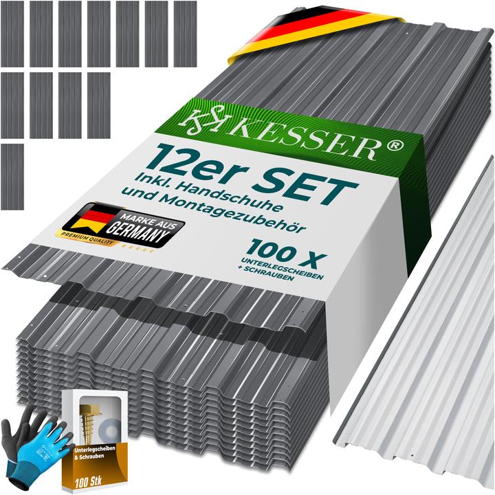 Kesser Trapezoidal sheet metal set
