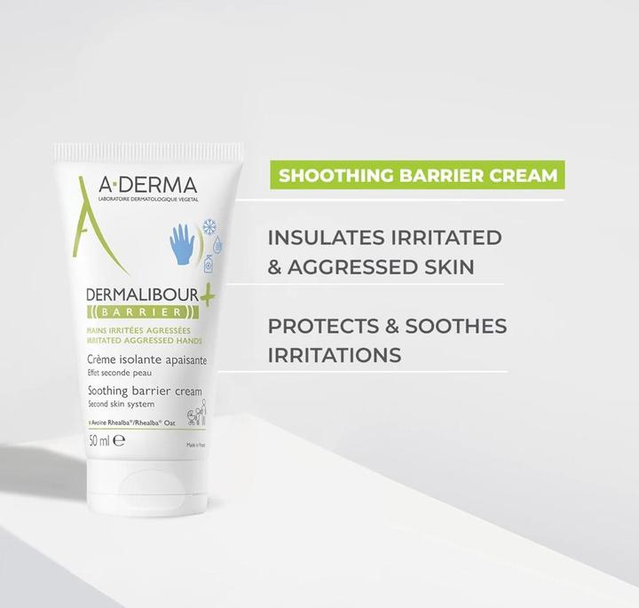 Actual product image A-Derma DERMALIBOUR Barrier Cream Tb 50 ml (50 ml, 24h cream, Day cream, Face balm, Night cream)