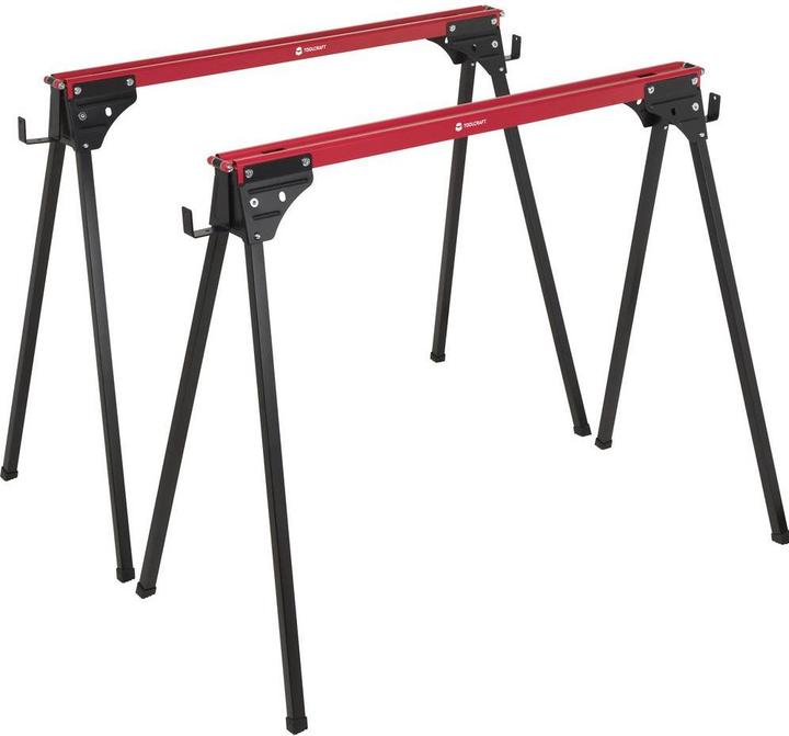 Produktbild Toolcraft TO-10311633 Stahl Sägebock klappbar 230 kg (B x T) 965 mm x 480 mm 3. (96.50 cm, 48 cm)