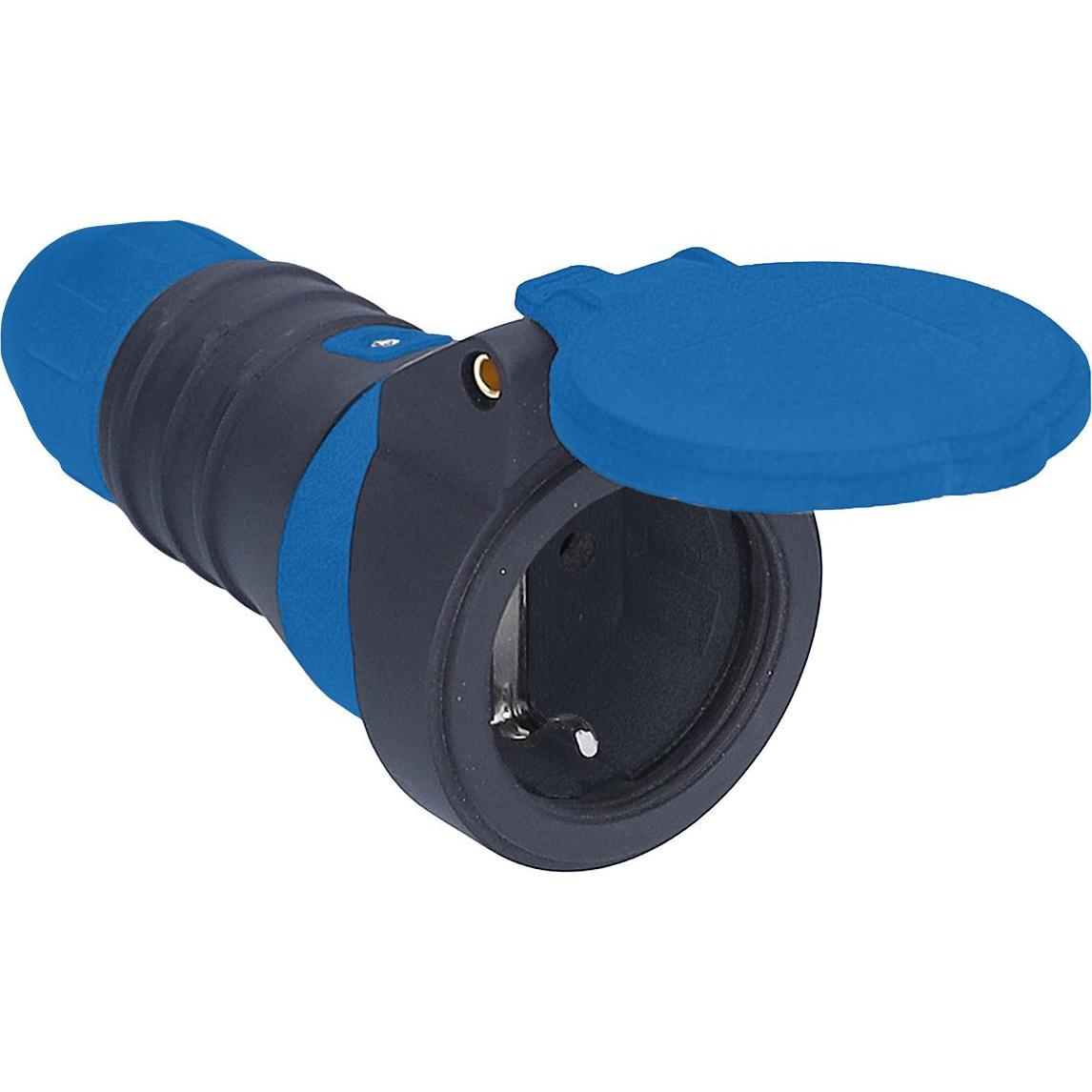 As - Schwabe, Spina + Connettore, As Schwabe 62310 Schutzkontaktkupplung 230 V Schwarz, Blau IP54