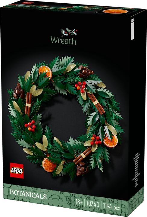 Actual product image LEGO Christmas wreath (10340, LEGO Icons)