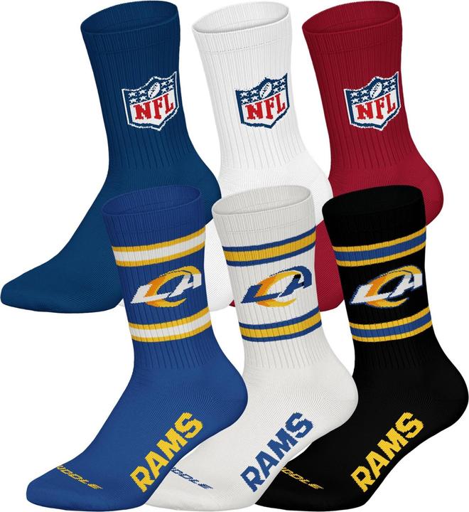 Produktbild NFL 6Pack Crew Socks (6er Pack, 43 - 46)