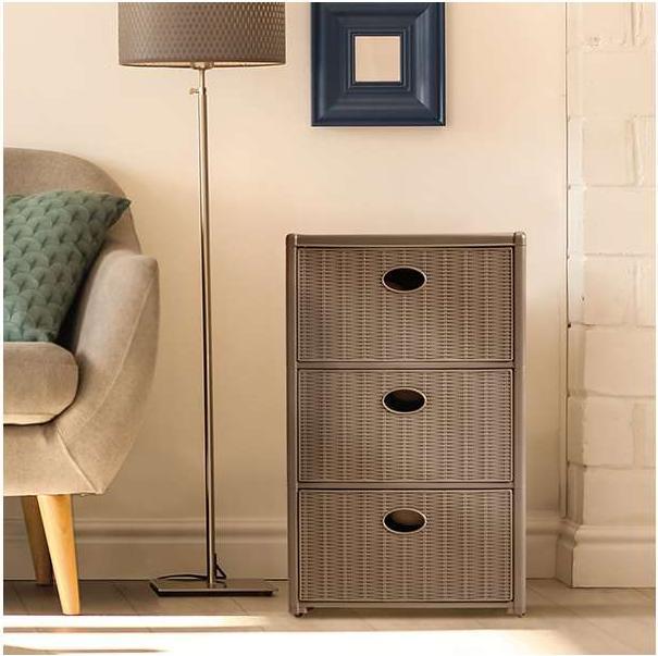 Immagine prodotto Stefanplast Cassettiera 3 Posti Elegance Grigio