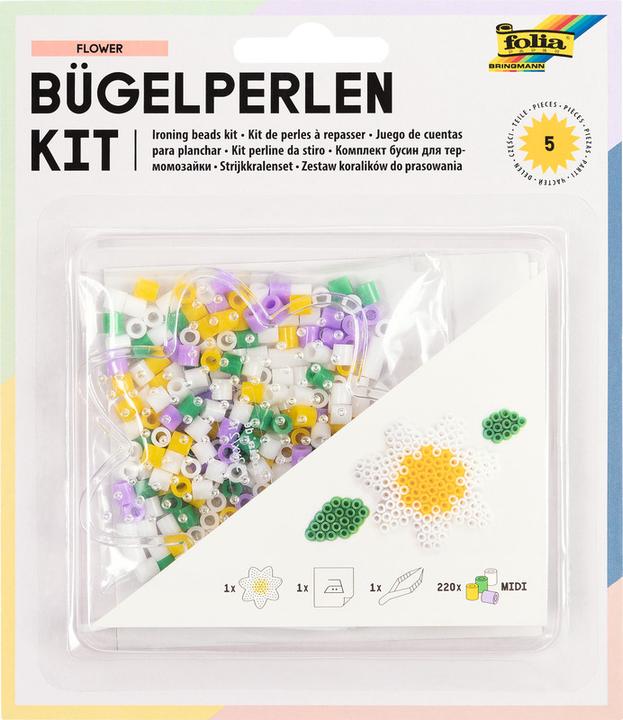 Image du produit Folia Ensemble de perles à repasser Fleur