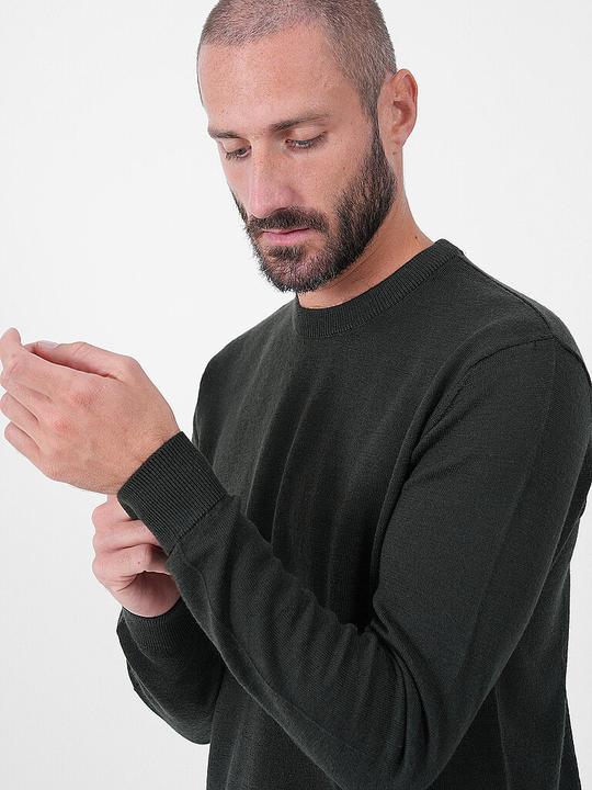 Produktbild KnowledgeCotton Apparel Merino Knit Crew Neck (L)