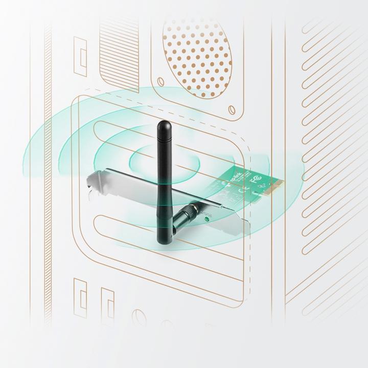 Produktbild TP-Link TL-WN781ND, Wireless N PCI-E Adapter (Mini PCI Express)