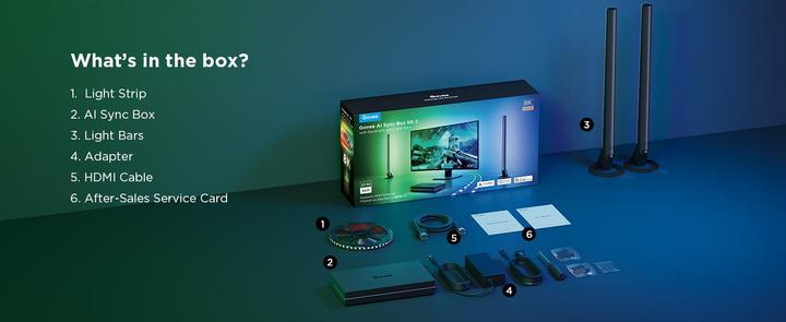 Actual product image Govee AI Sync Box 2 - 27-34 inch PC