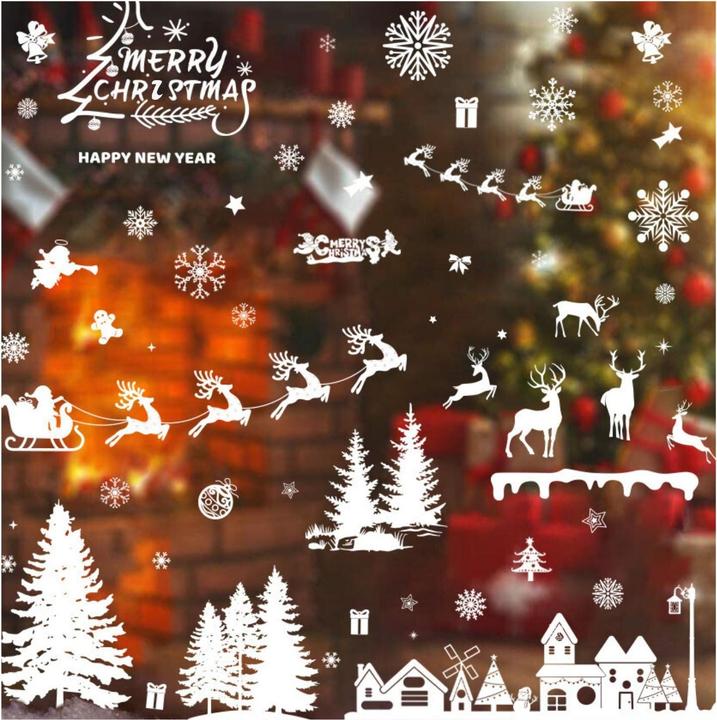Actual product image Hermex Christmas stickers Christmas window stickers with festive motifs