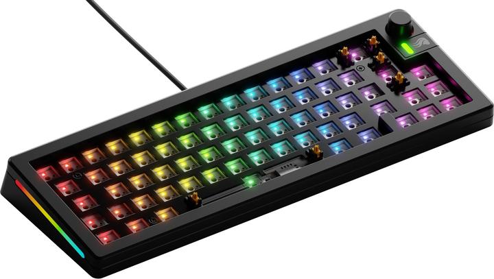 Actual product image Glorious GMMK 3 65 % custom gaming keyboard - barebone, ISO layout, black (Barebone, Cable)
