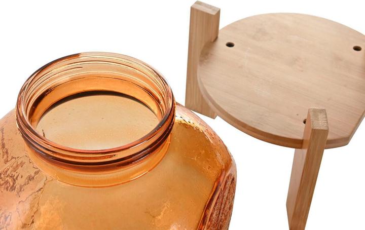 Actual product image Esprit Wasserspender Home Orange Bambus Kristall 5 L 24 x 17,5 x 24 cm