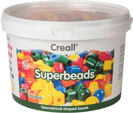 Produktbild Creall Super Beads 7 Formen 5 Farben - 245 Stück.
