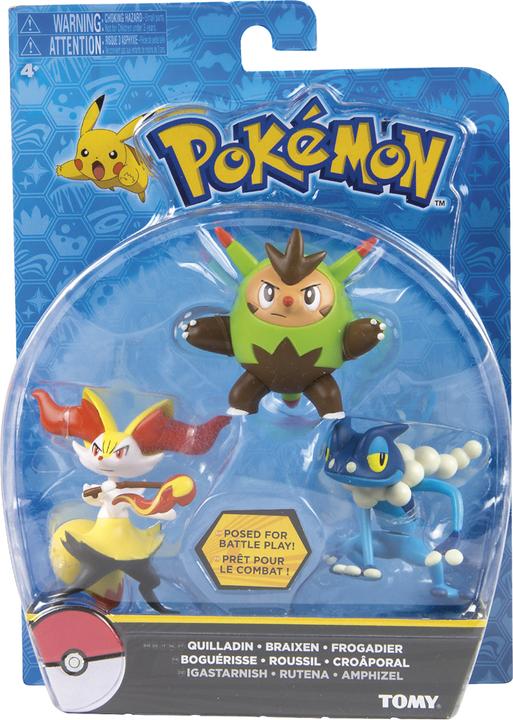 Produktbild Takara Tomy Pokemon Action Pose Ivysaur, Charmeleon & Wartortle 3-Inch Mini Figure 3-Pack