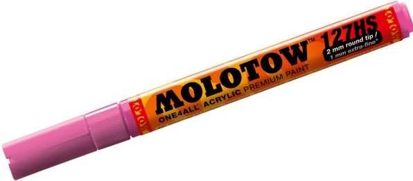 Actual product image Molotow Permanent marker One4All 127 HS refillable 2mm fuchsia pink (fuchsia pink, 2 mm, 1 x)