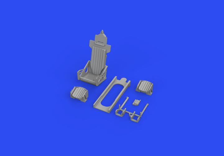 Actual product image Eduard MiG-19 ejection seat for /Trumpeter