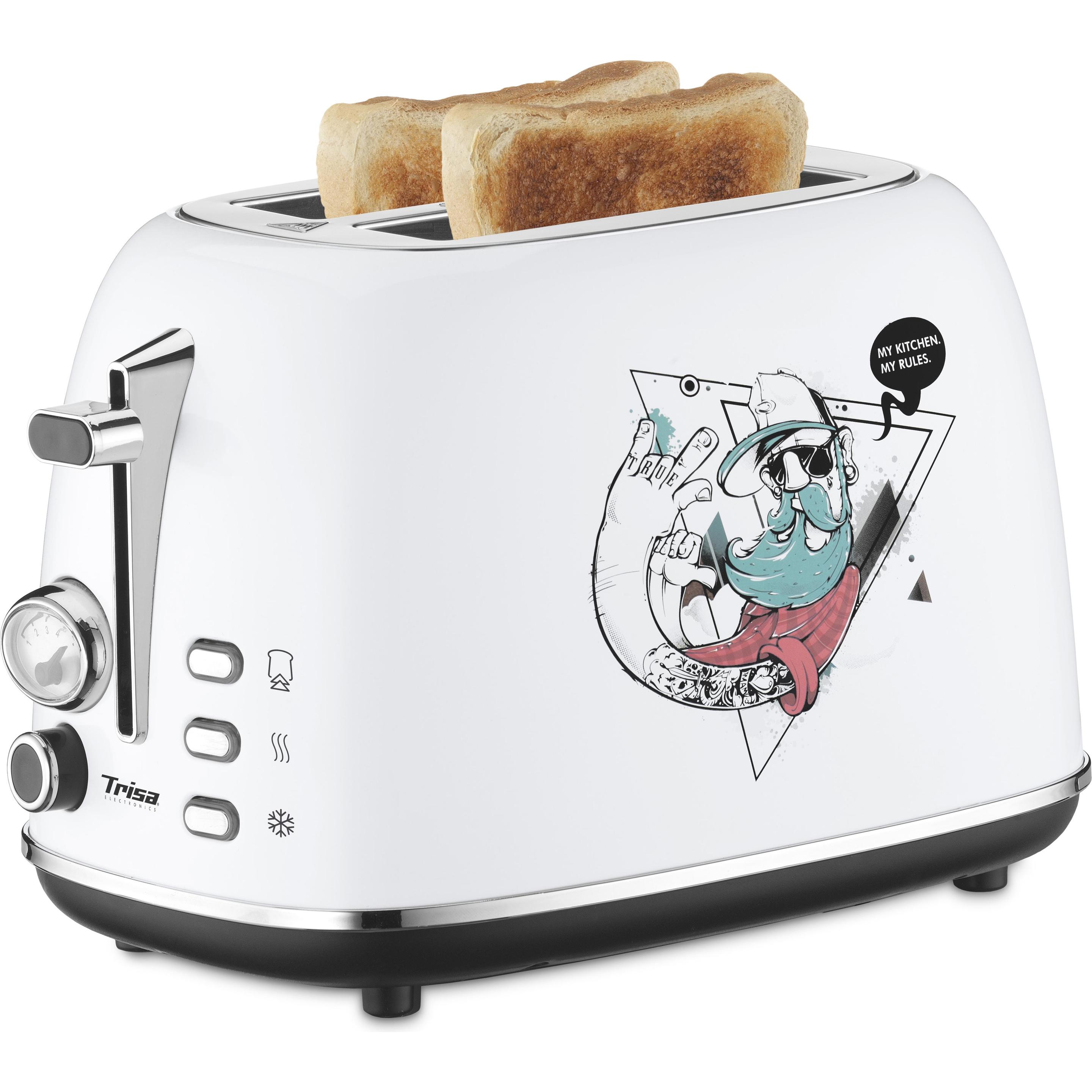 Thumbnail - Trisa Toaster Street Art, Toaster, Weiss