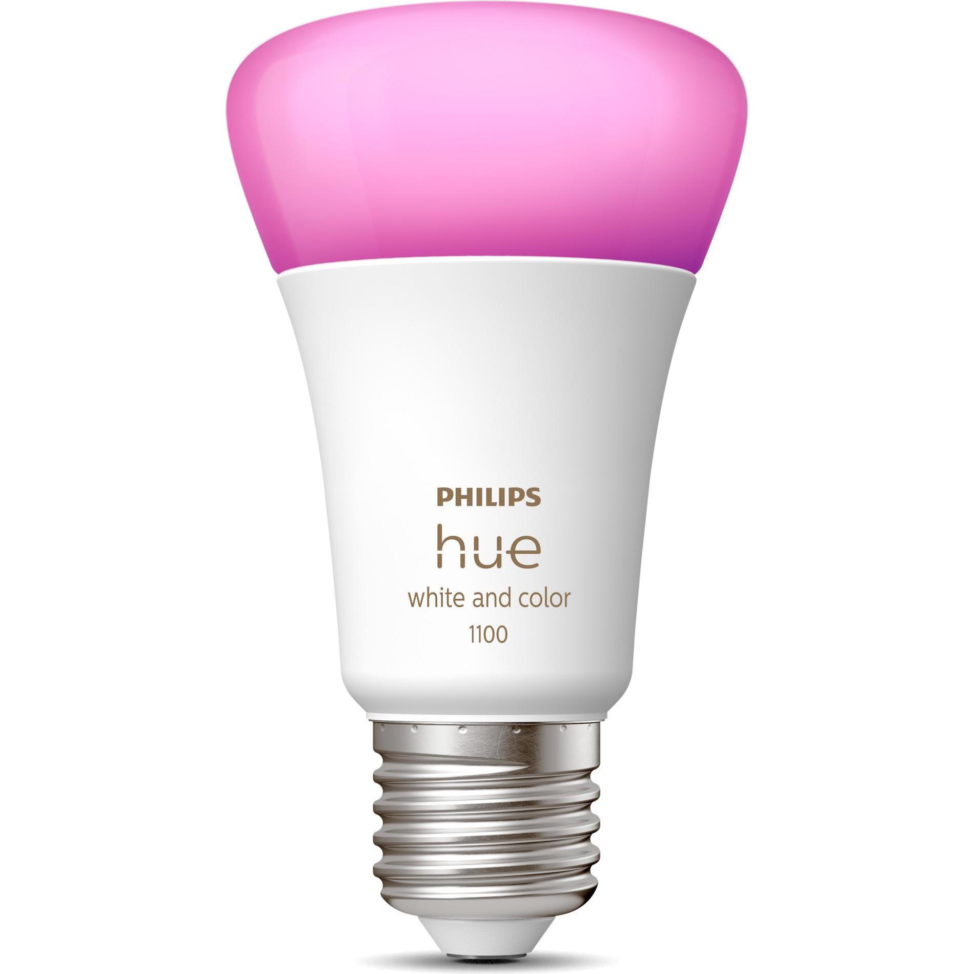 Philips Hue, Leuchtmittel, White & Color Ambiance BT (E27, 9 W, 1100 lm, 1 x, F)