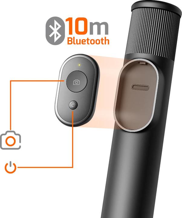 Actual product image Xiaomi BT Selfie Stick Mini, Black