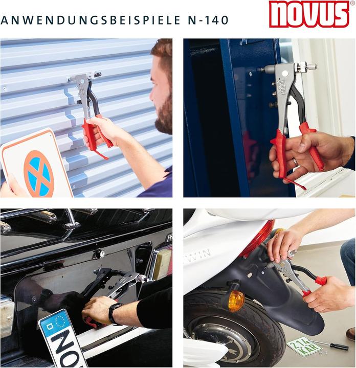 Actual product image Novus Blind Rivet Pliers N-140 AS (290 mm)