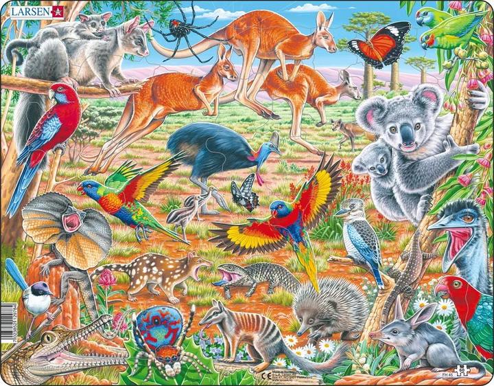 Immagine prodotto Larsen Puzzle - La natura selvaggia dell'Australia (60 pezzi)