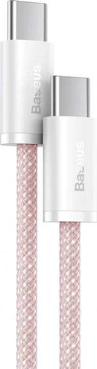 Image du produit Baseus USB-C vers USB-C Dynamic 3 Series, 100W, 5A, 1m, Rose (1 m, 100 W)