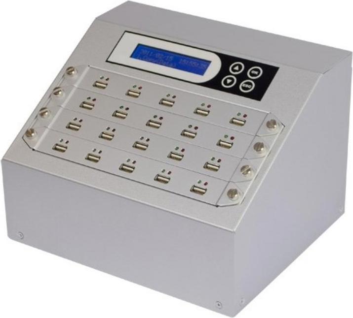 Produktbild ADR ADR1-19USB-NG-LOG - USB Producer NG LOG 1 zu 19 USB Stick Kopierstation