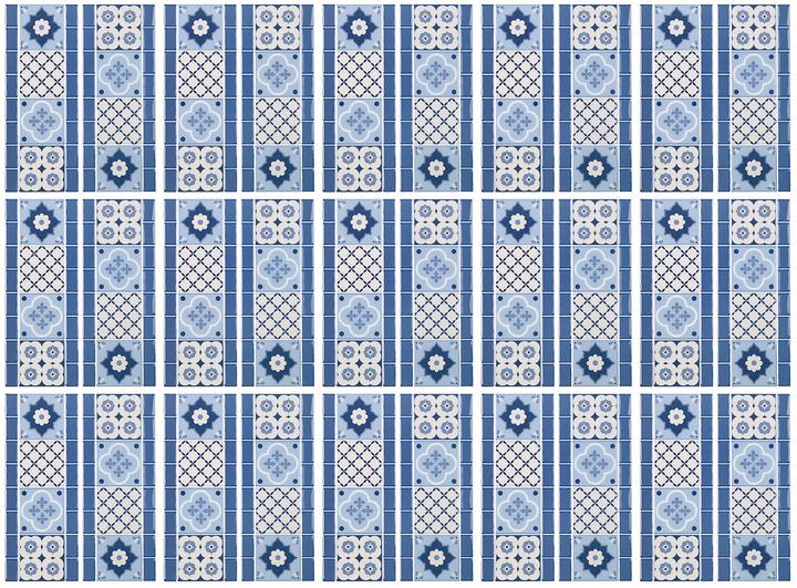 Produktbild Infactory Selbstklebende 3D-Bordüre-Fliesenaufkleber, 31 cm x 25 cm, 15er-Set