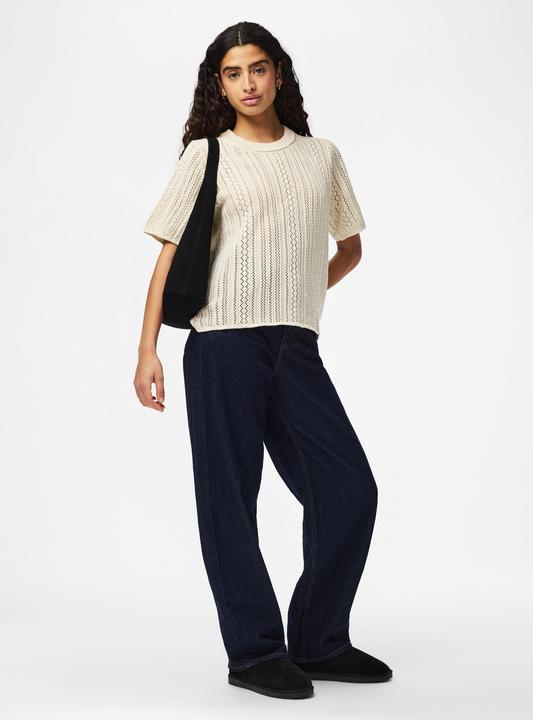 Produktbild Pieces Pcnuka Ss O-Neck Knit Noos Bc (L)