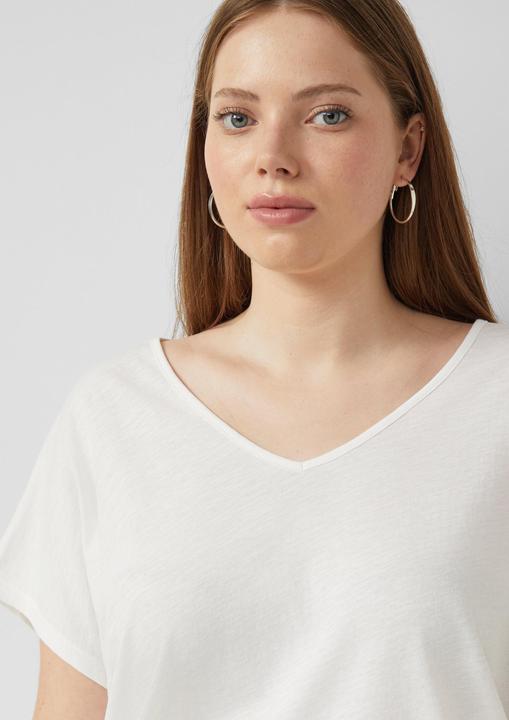 Produktbild s.Oliver Baumwollshirt mit Spitzeneinsatz (52)