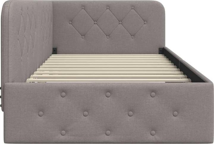 Image du produit vidaXL Eckbettgestell (90 x 190 cm)