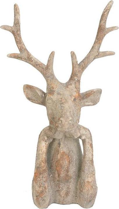 Produktbild Bludeko Hirschbüste Zen natur 31.5x19x52cm (1)