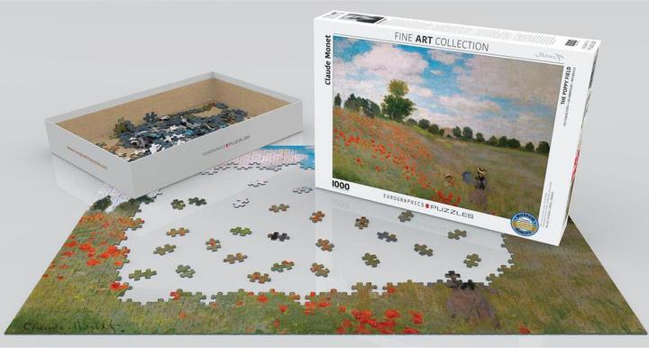 Produktbild Eurographics Mohnfeld von Claude Monet (1000 Teile)