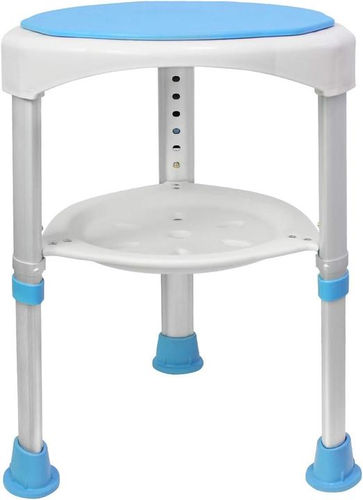 Actual product image Aufun Höhenverstellbarer Duschhocker, drehbar 360° (200 kg)