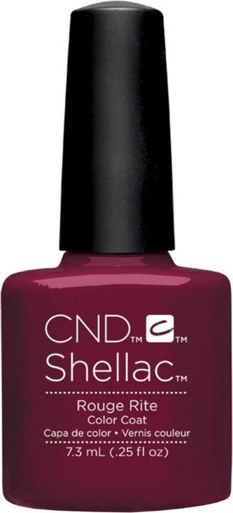 Image du produit CND Gomme laque - Manteau Couleur Rouge Rite (Rite Rouge, Vernis semi-permanent)