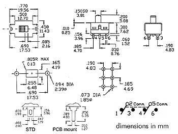 Produktbild Velleman Slide Switch 2P On-On Pcb Mounting