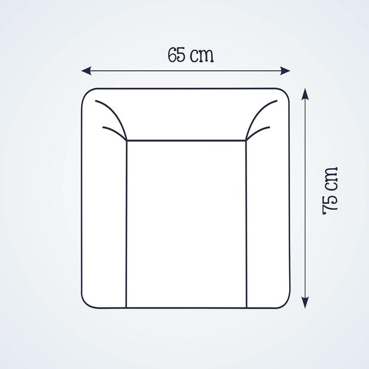 Actual product image Julius Zöllner Wickelauflage Softy 65x75 cm
