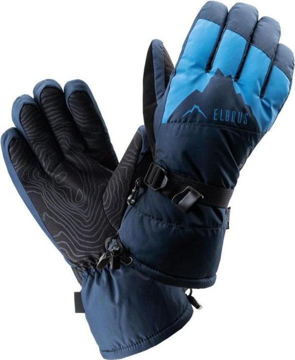 Image du produit Elbrus Maiko Hommes Gants de ski Noir et bleu Taille L (L, XL)