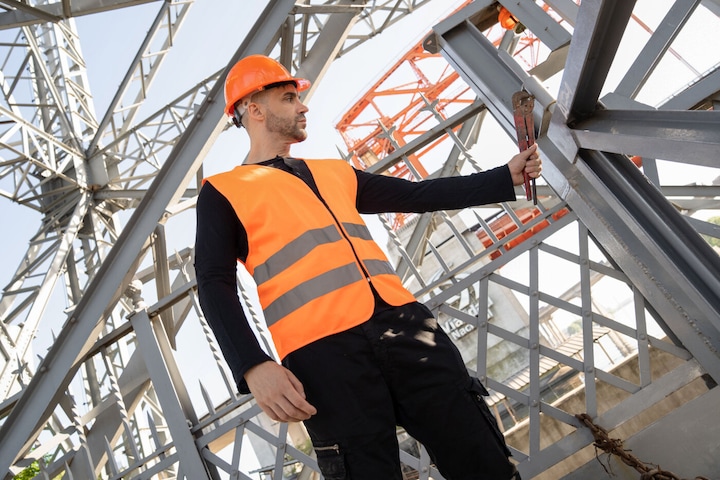 Image du produit Korntex Gilet de sécurité avec fermeture à glissière (L)