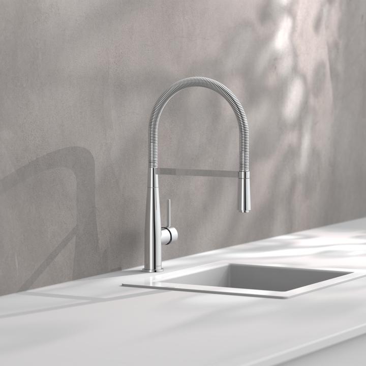 Image du produit Schütte Robinet de cuisine NEW YORK Robinet d'évier à ressort chromé Pivotant 79170