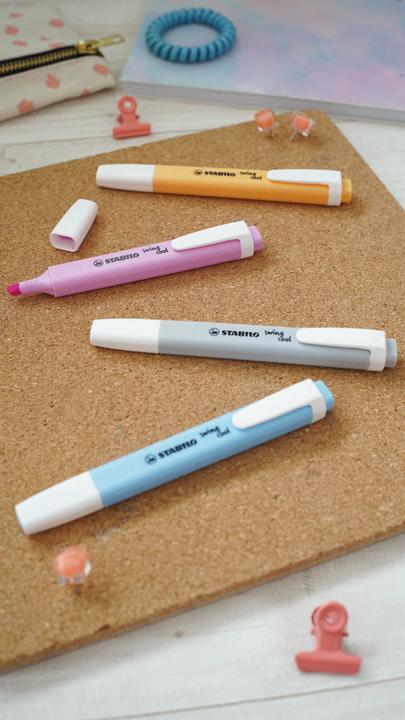 Produktbild STABILO swing cool Pastel Textmarker (Pastel, 4 mm, 4 x)