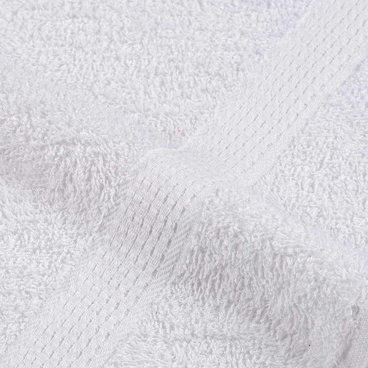 Produktbild VidaXL Handtücher 4 Stk. Weiss 50x100 cm 360 g/m² 100% Baumwolle Badetuch (50 x 100 cm)