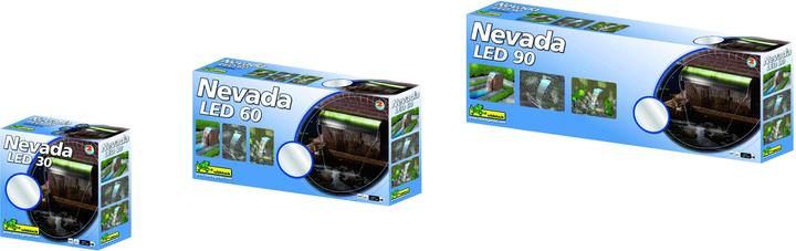 Produktbild Ubbink Nevada - 90 - LED - Edelstahl - Wasserfall