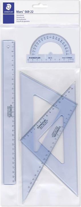 Actual product image Staedtler Mars 569 Geometry Set in Polybag (220 mm)