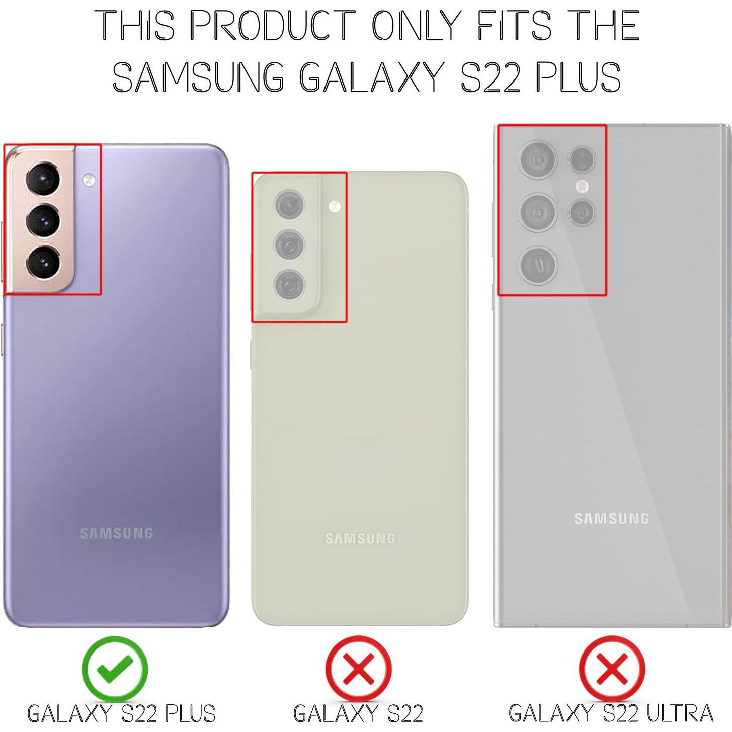 Thumbnail - Nalia Klar Transparente Neon Silikon Hülle (Samsung Galaxy S22+), Smartphone Hülle, Gelb