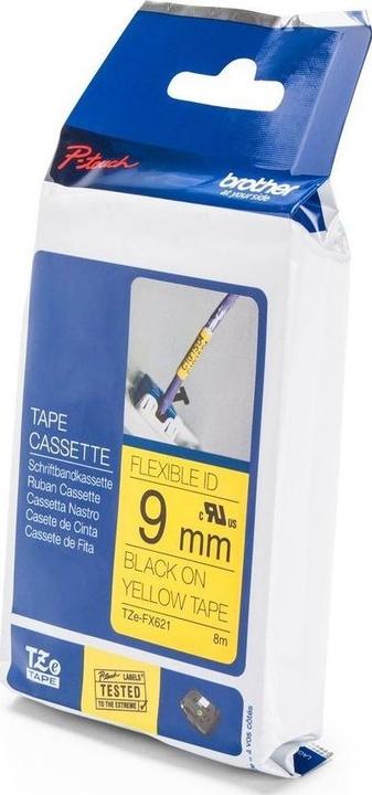 Produktbild Brother TZe-FX621 (0.90 cm, Schwarz)