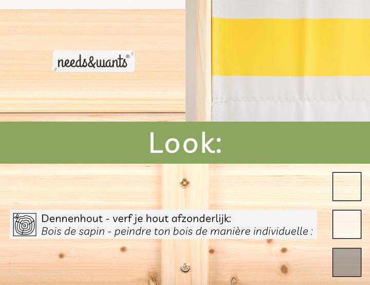 Image du produit Needs&Wants Sandkasten "Sunplaya3" mit Dach und Sitzbänken, Tanne